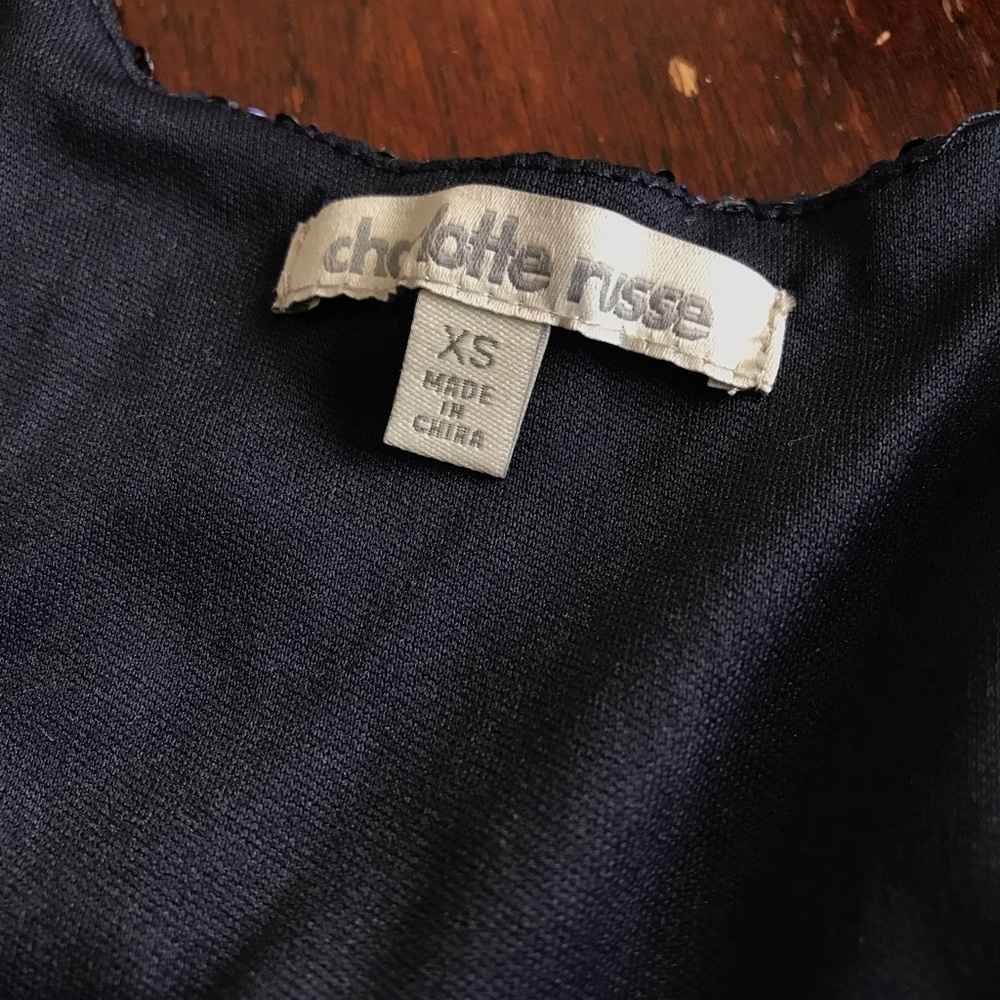 Navy sequin jumper - Picture 5 of 5
